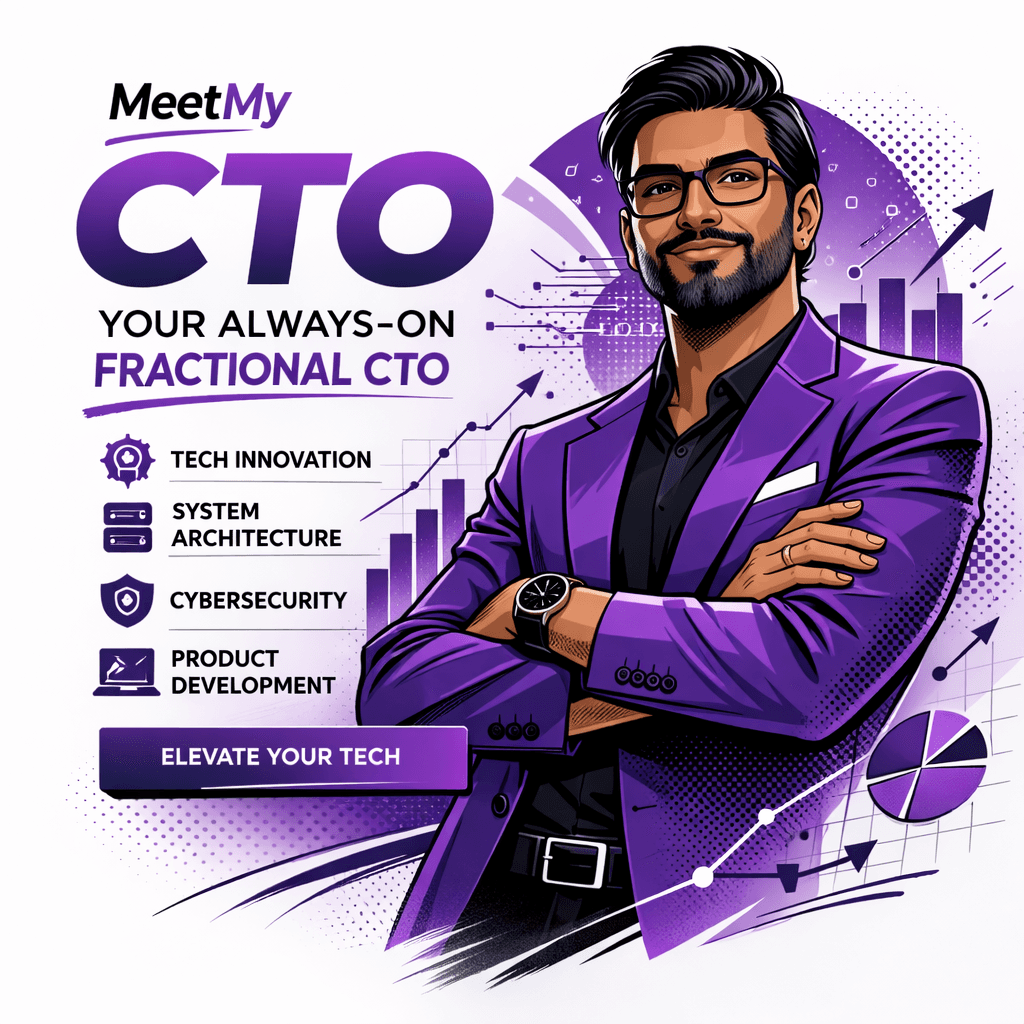 Taj, AI CTO (AI-generated illustration)
